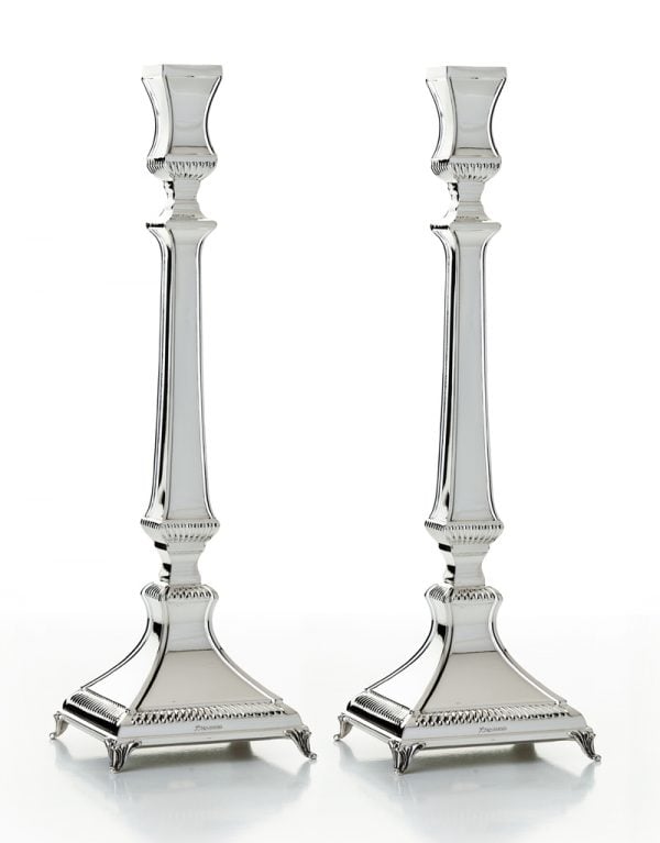 Arozit Candlesticks (M)-Pure silver