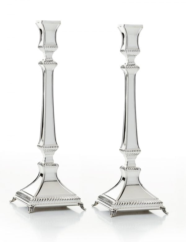 Arozit Candlesticks (S)-Pure silver