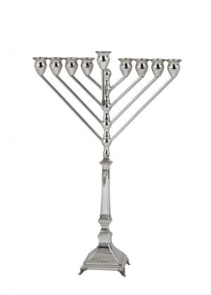 Arozit Chabad Menorah (S)-Pure silver