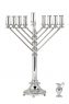Bagel Chabad Menorah-Pure silver