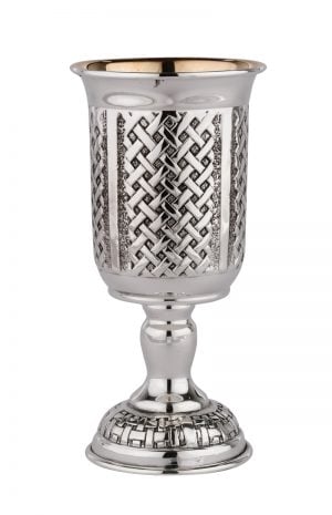 Braided Isaiah Goblet-Pure silver