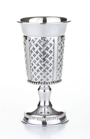 Braided Zechariah Goblet-Pure silver