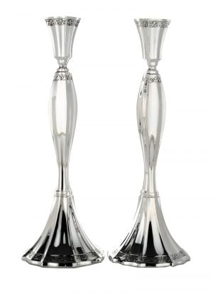 Decor Vilon Candlesticks (L)-Pure silver