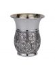 Full Hammered Barrel Cup-Pure silver