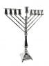 Gamla Chabad Menorah (M)-Pure silver