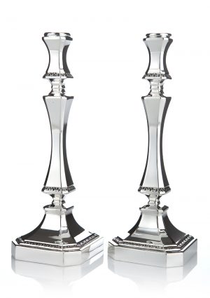 Geneva Candlesticks (S)-Pure silver