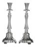 Hammered Italy Candlesticks (M)-Pure silver
