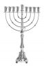 Hammered Italy Menorah (M)-Pure silver