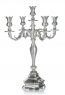 Hammered Milanesi Candelabra 5 branches-Pure silver