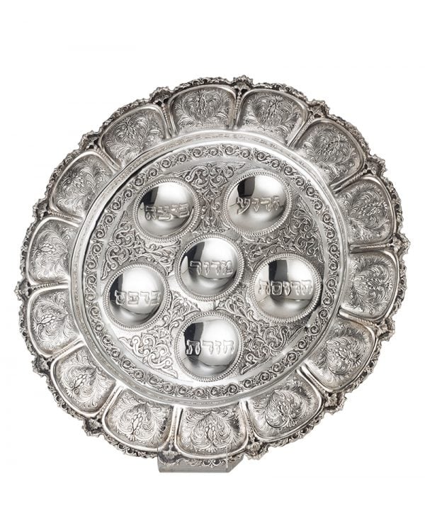 Imperium elite Seder plate 42-Pure silver