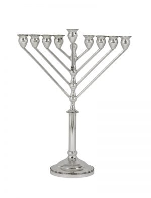 Julia Chabad Menorah (S)-Pure silver