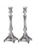 Michaela Hammered Candlesticks (L)-Pure silver