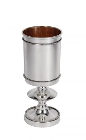 NEW! Hakerem goblet silver pearls-Pure silver