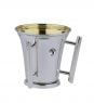 New! Manhattan dents Washing Cup-Pure silver
