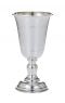 Smooth David goblet (L)-Pure silver