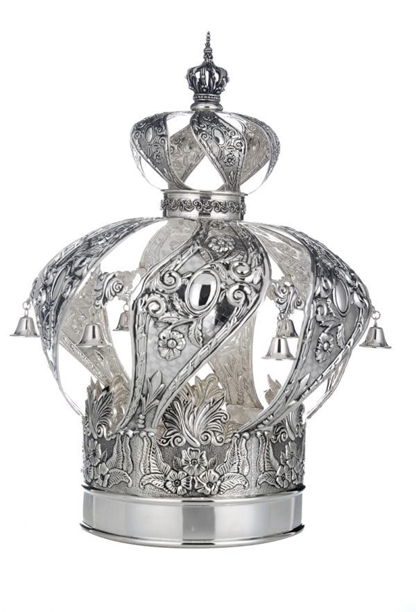 Torah Crown 6 Spiral (S)-Pure silver