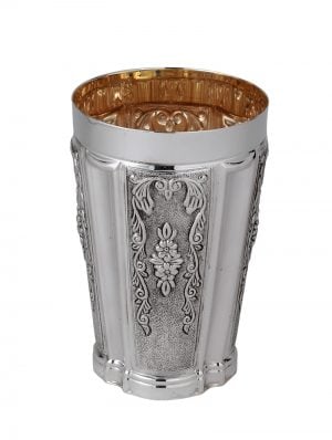 Vitrage Groom Cup-Pure silver